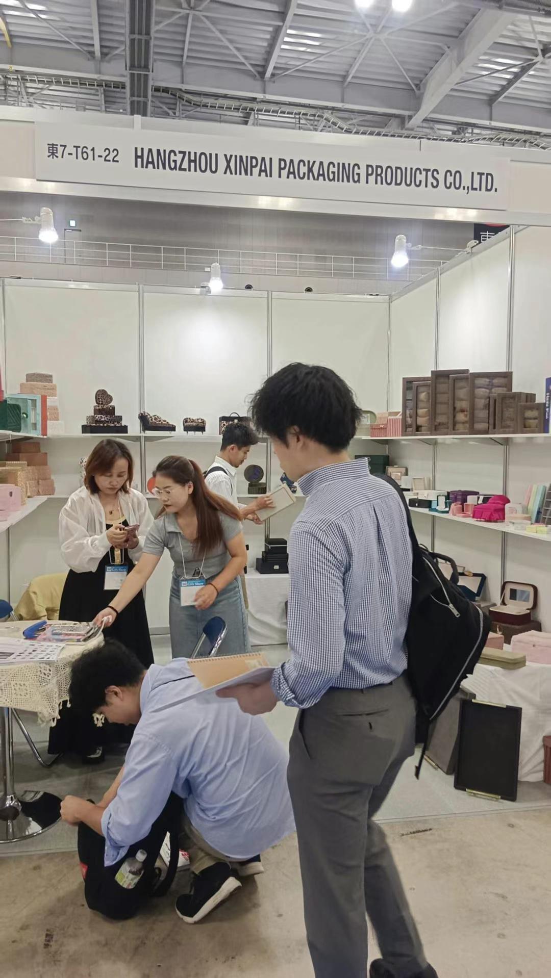 Thinkpacking team at an international packaging exhibition